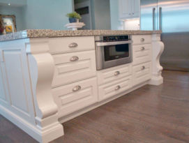 White island with large corbels