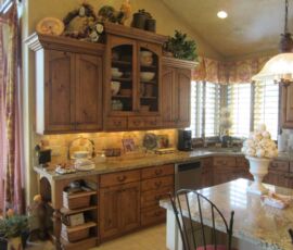 Natural wood kitchen