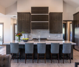 quarter sawn oak kitchen