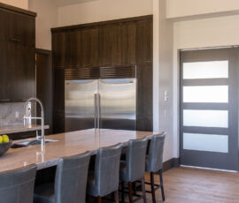 quarter sawn oak kitchen